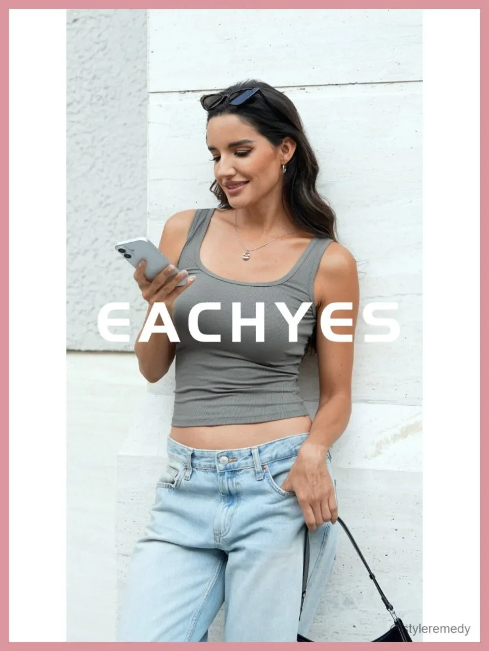 Ribbed Scoop Neck Tank Top Crop Fitted Sleeveless Summer Y2K Going Out Workout